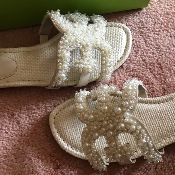 Sam Edelman beautiful flats with bead and pearls - Picture 4 of 15